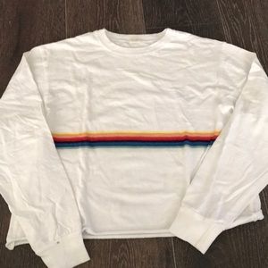 brandy melville cropped long sleeve